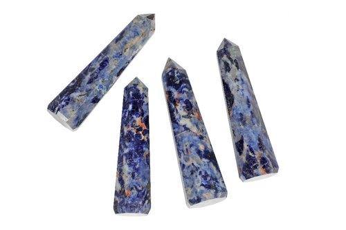 Sodalite Pencil Wand 3 Inches - Healing Crystals India