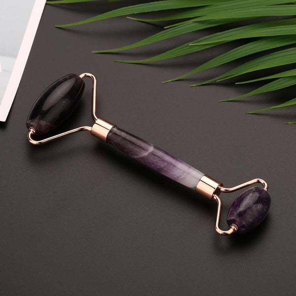 Amethyst Massage Roller 5 Inches - Healing Crystals India