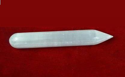 Buy White Selenite crystal Massage Wand 3 Inches
